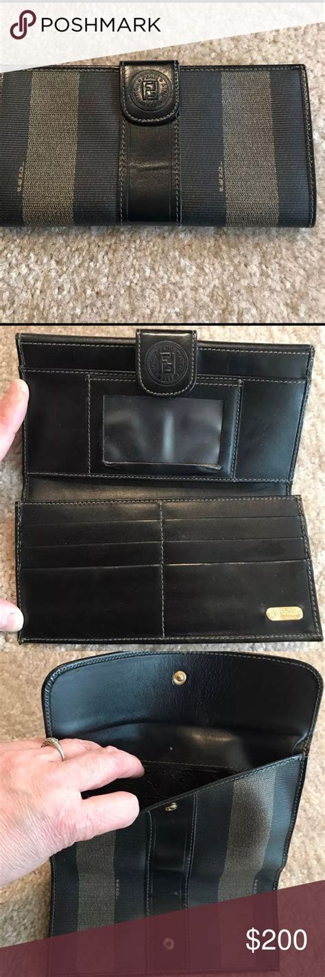 fendi imitation wallets|Fendi wallet for sale.